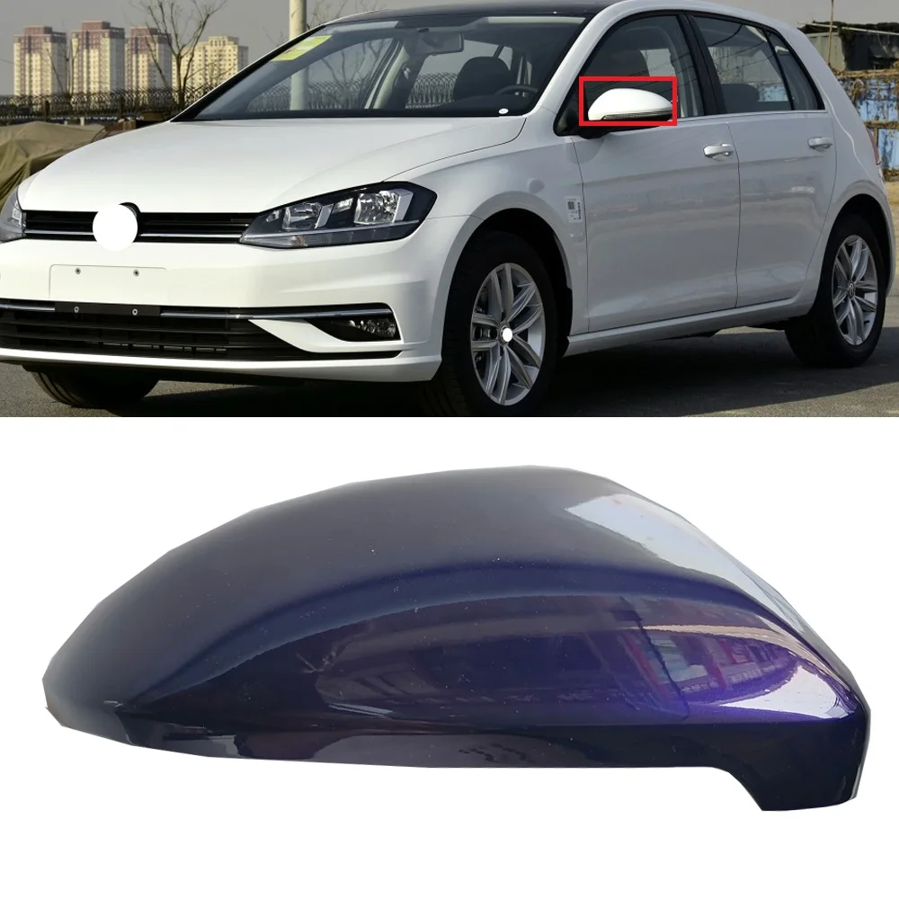 Roavia For VW Golf MK7 2013-2018 Touran L2016-2017 Golf 7 GTD/GTE Auto Side Wing Rear Mirror Cover Case Cap Shell Housing Hood