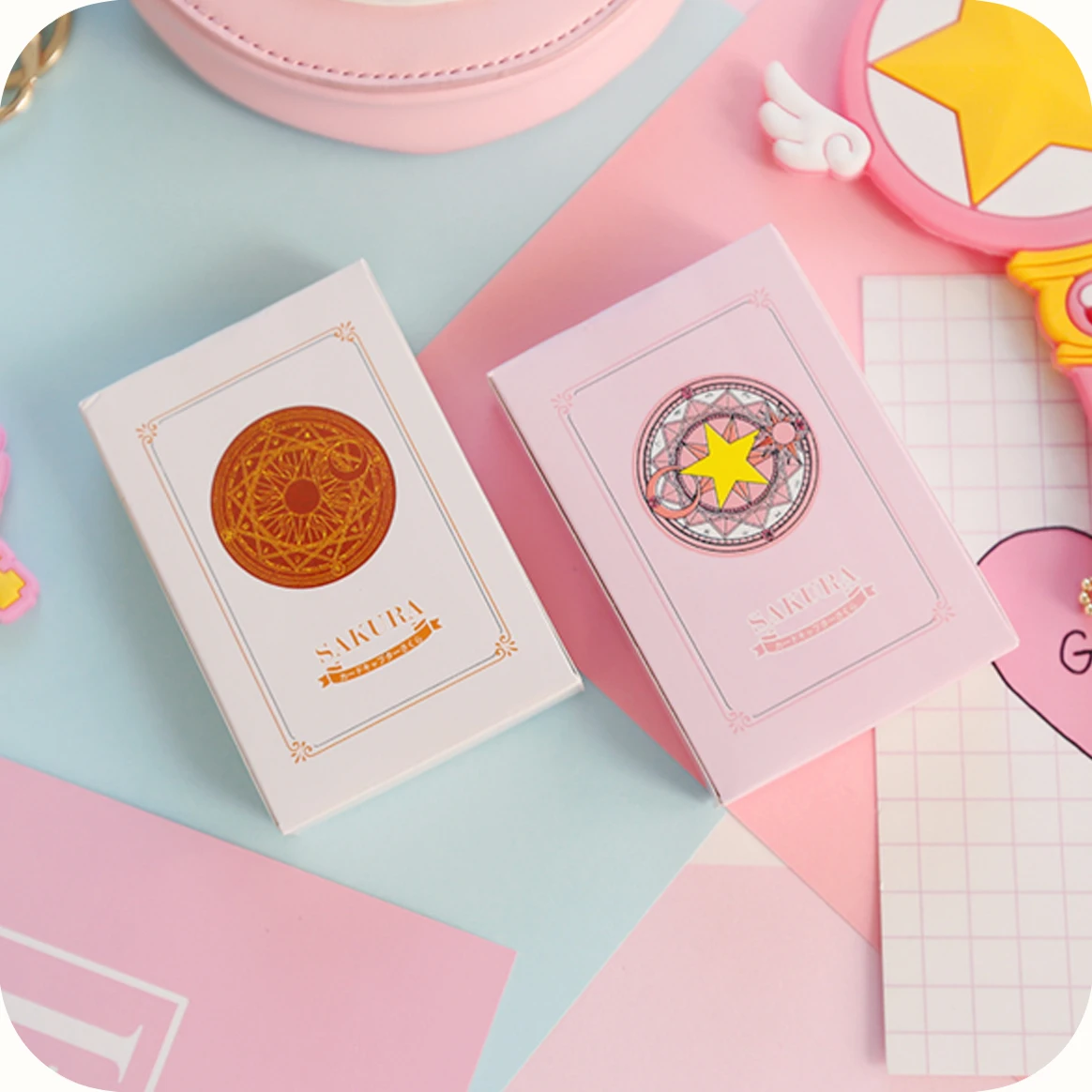 

Anime Cardcaptor Sakura Cosplay Prps Clow Cards Sakura Cards Poker Cards Playing Card For Hallowmas Party Women Men Gift