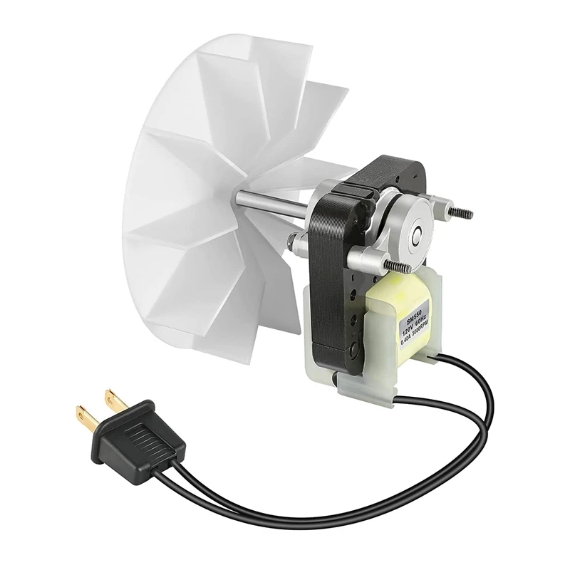 Bathroom Fan Motor, Universal Exhaust Fan Motor Replacement Electric Motors Kit For C01575 50CFM 120V US Plug