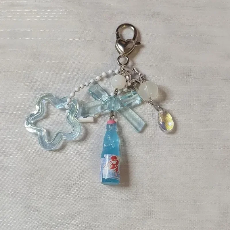 Llavero Ramune / Joyería con cuentas / Lindo abalorio de joyería / Llavero Ramune / Kawaii / Coqueta / Regalo para ella / Hecho a mano / Y2K