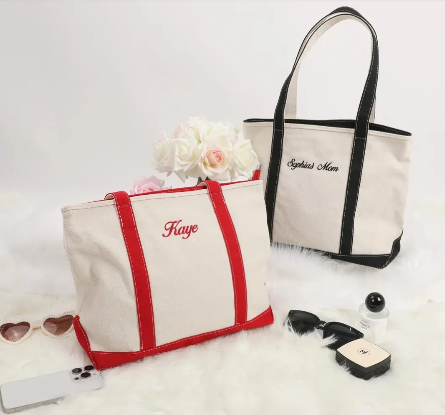 

Персонализированная сумка-тоут с монограммой и вышитым именем, популярная сумка для подружки невесты, свадьбы, дня рождения, выпускной, подарок для путешествий, косметичка