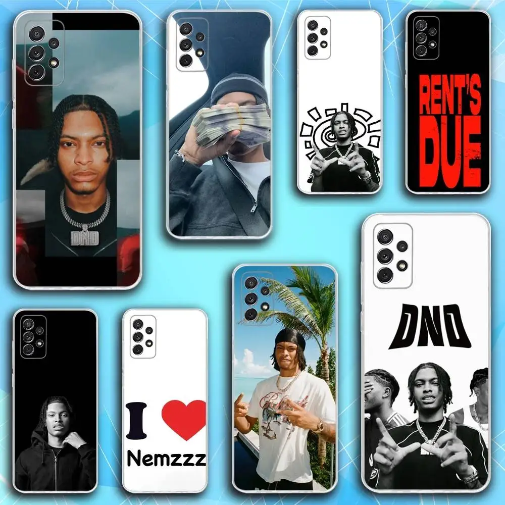 

Rapper N-Nemzzz 2MS Phone Case For Samsung S30,23,21,22,20, FE lite,S10,9,8,7 PIus Note20ultra Soft Transparent