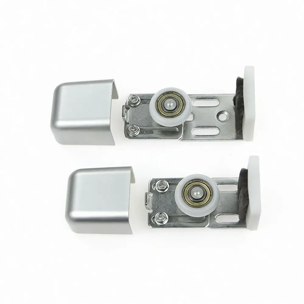 Aluminum Alloy Sliding Door Guide Adjustable Positioning Block For Zk Framed Glass Doors Quiet Stable Movement Hardware
