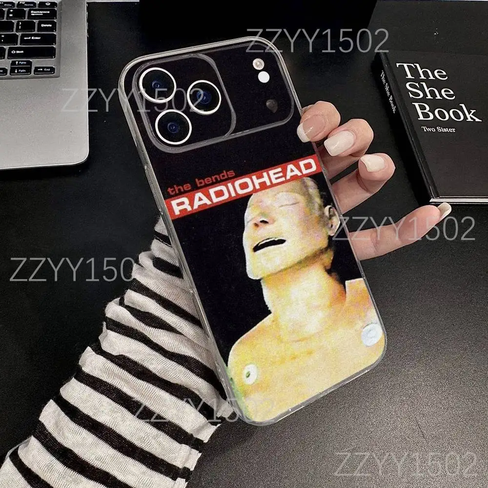 Etui na telefon R-RadioheadS In Rainbows do iPhone 17,16,15,14,13,12,11 Pro,Max,Plus,X,XS,XR,SE4,E Mini Transparent Soft