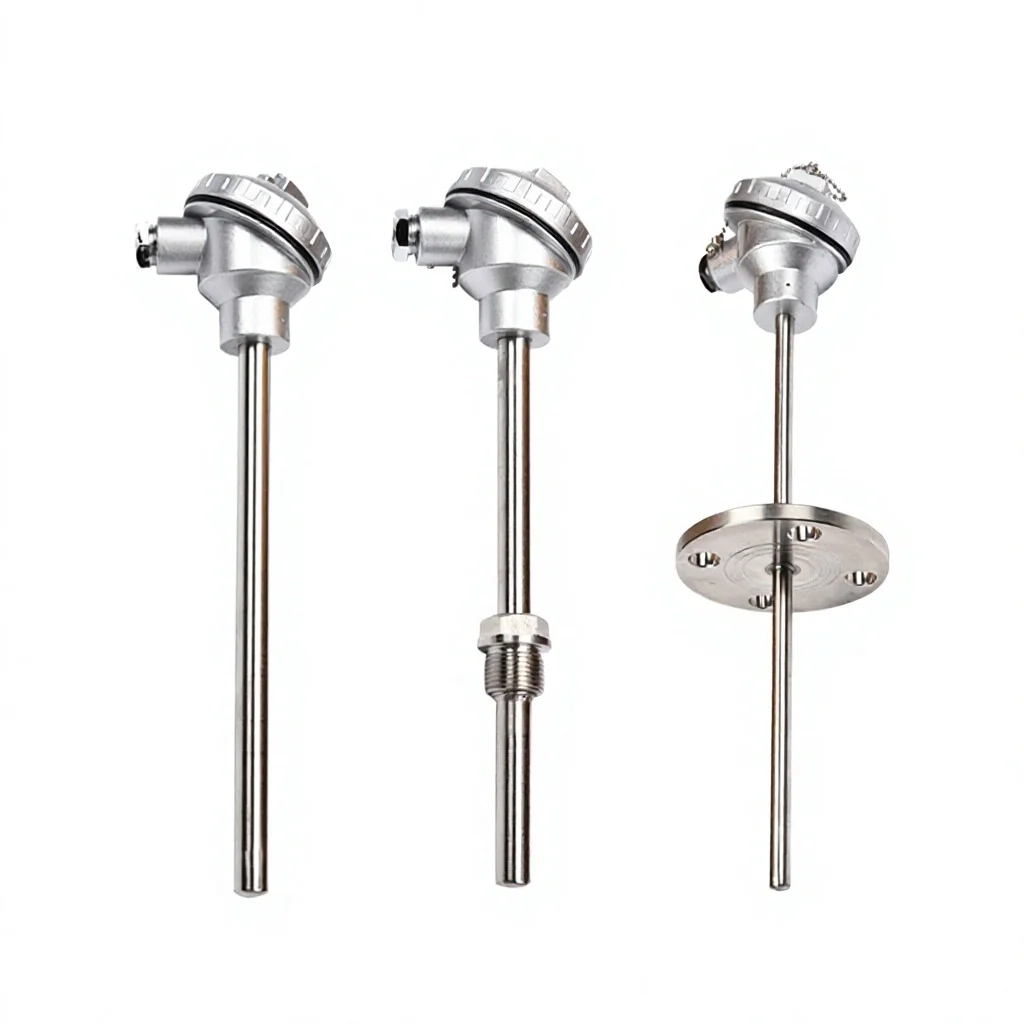 Clip-on Temperature Transmitter 4-20mA Output Non-Contact Surface Thermocouple Sensor DIN Rail Industrial Grade