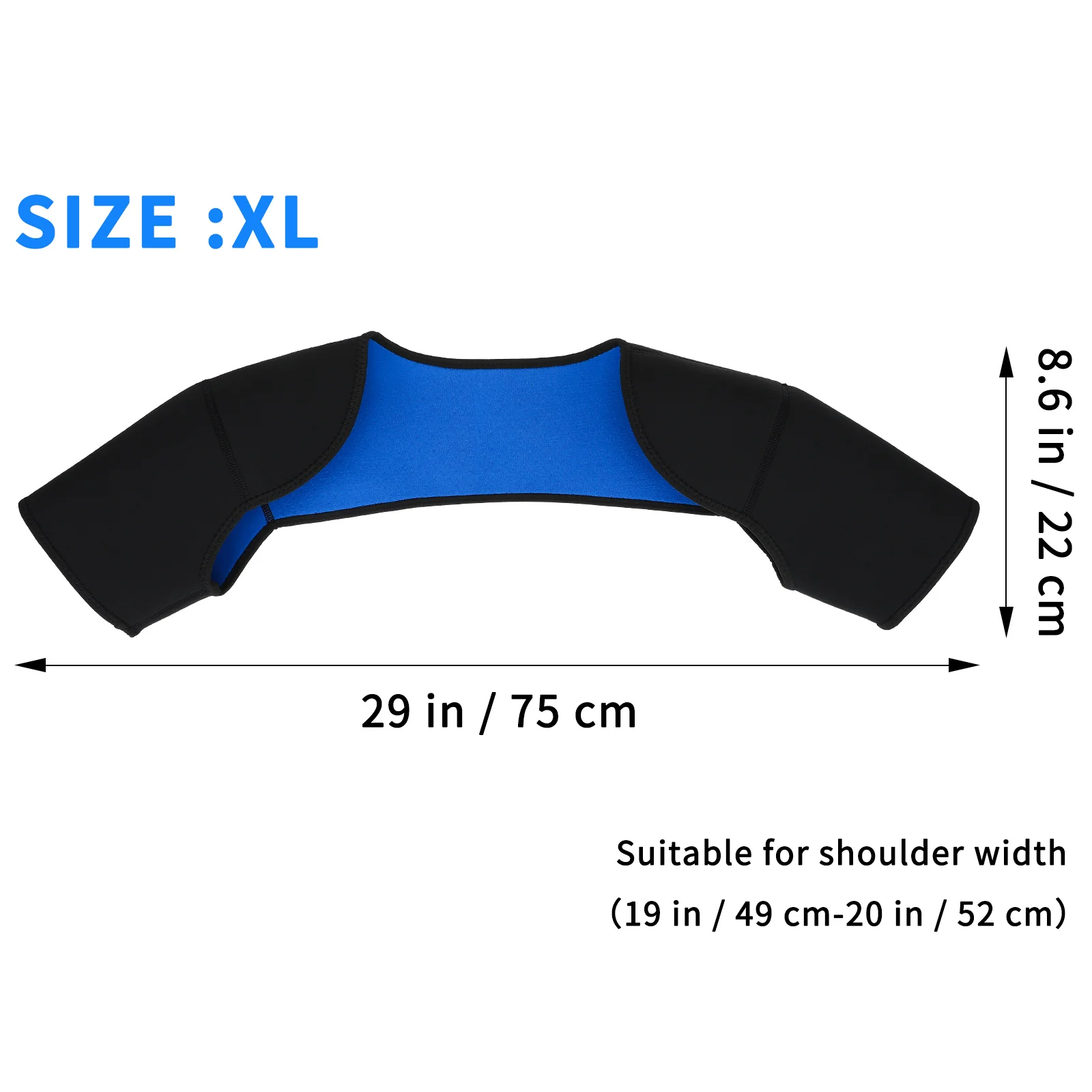 Fitness Shoulder Double Shoulder Sleeping Warm Support Injury Recovery Support Sleeve Shoulder Stability Support Shoulder Wrap