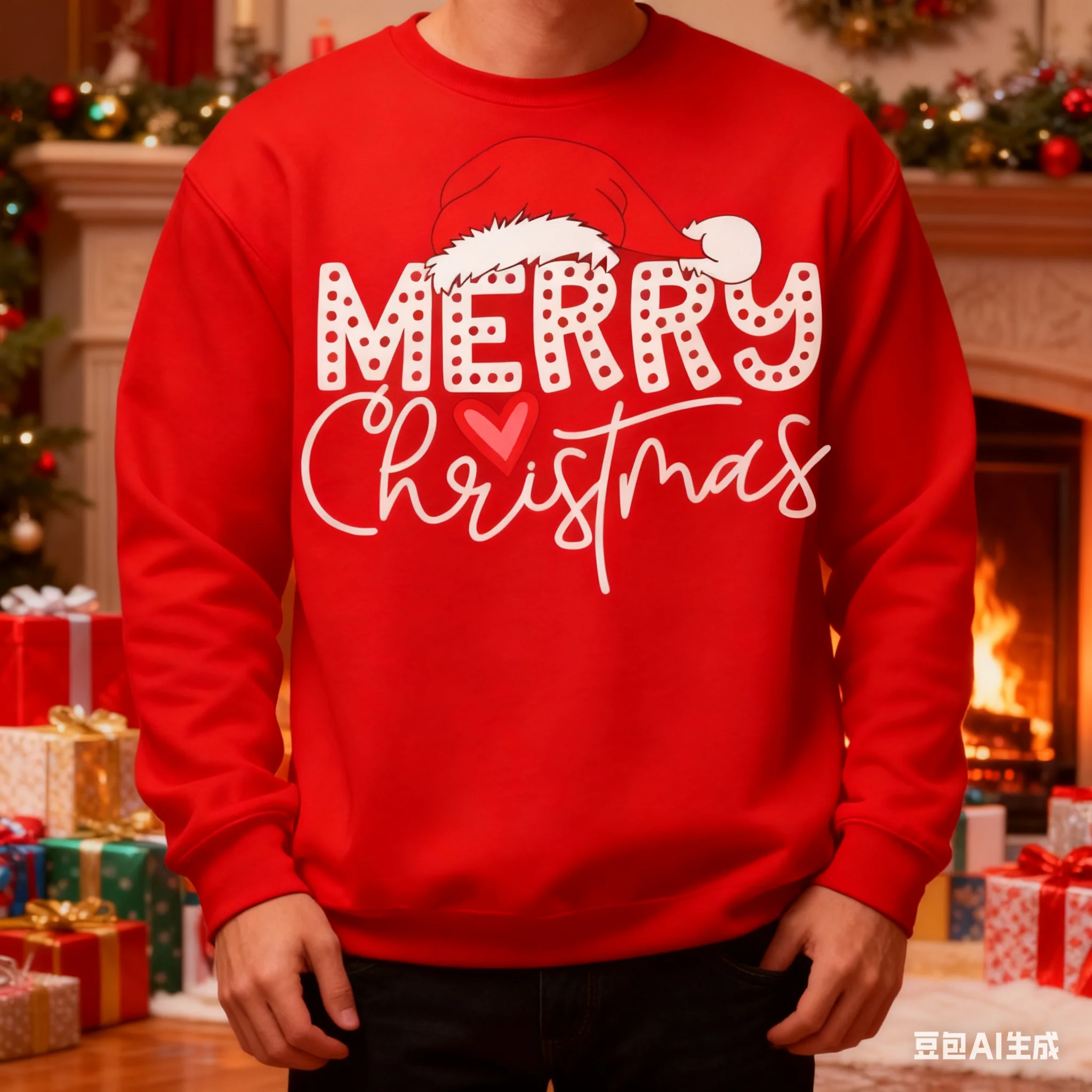 

Christmas Harajuku Men's Hoodies Casual O-neck Loose Sweatshirts New Year Gift Man Pullover Autumn and Winter Fashion X'mas Tops