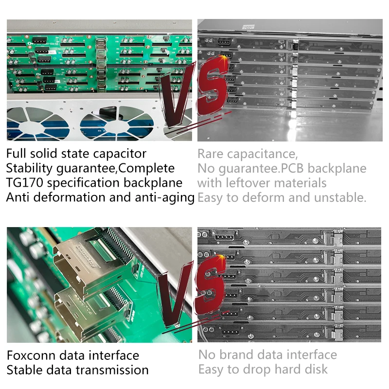 Imagem -06 - Zhenloong-servidor Chassis Storage Case com Expansão Backplane Rack Expansão Hot Swap Nas Hdds Sas Sata 4u 24 Bay 19