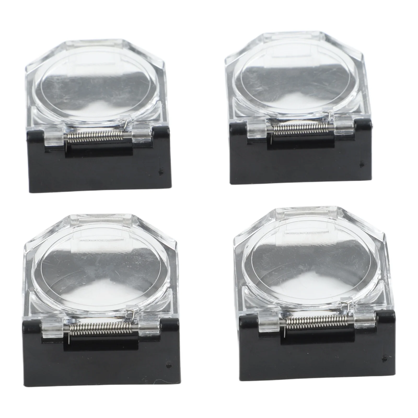 Waterproof Dustproof 4pcs For 22mm Button Covers for Push Button Switches Transparent PC Material for child Safe Installation