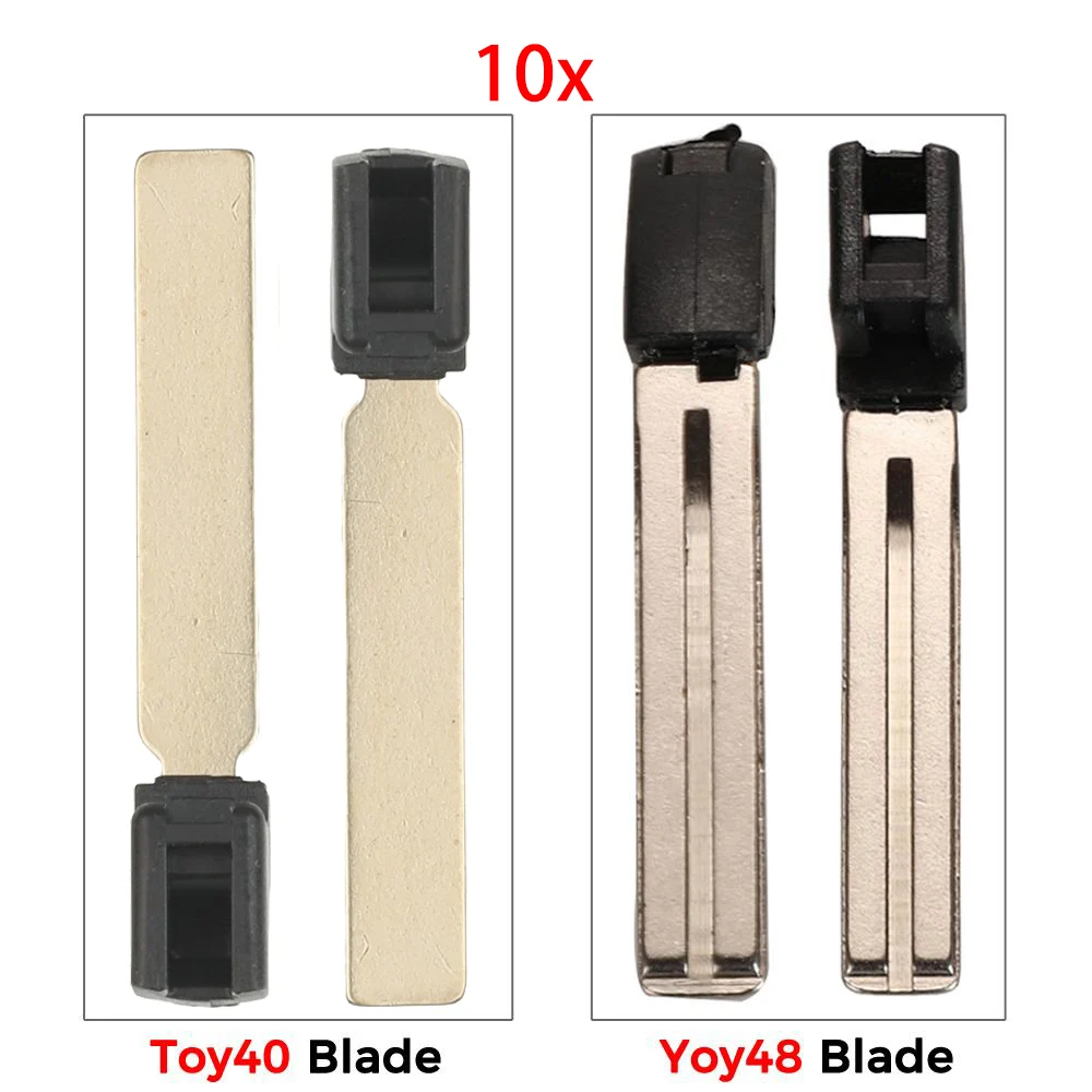 

Jingyuqin 10 шт. замена для Toyota Highlander Land Cruiser RAV4 умный дистанционный ключ от машины Toy48 Toy40 лезвие