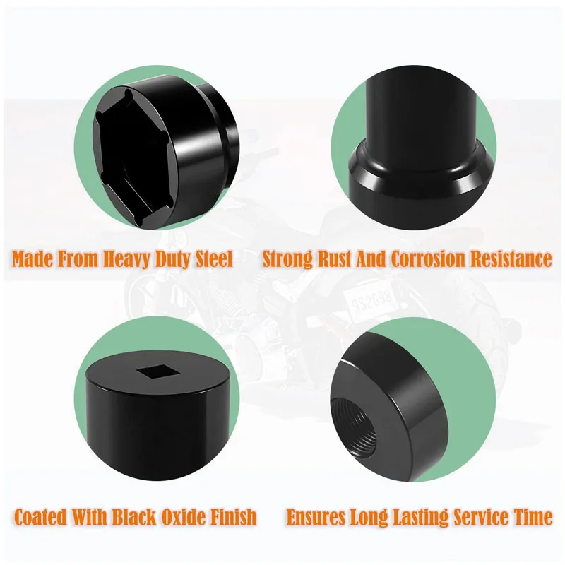 2-1/4 "Mainshaft koło pasowe klucz nakrętka zabezpieczająca wał główny gniazdo narzędzie do 2006 Up Harley Davidson bliźniacza kamera, Dyna, Electra więcej — zdjęcie 7