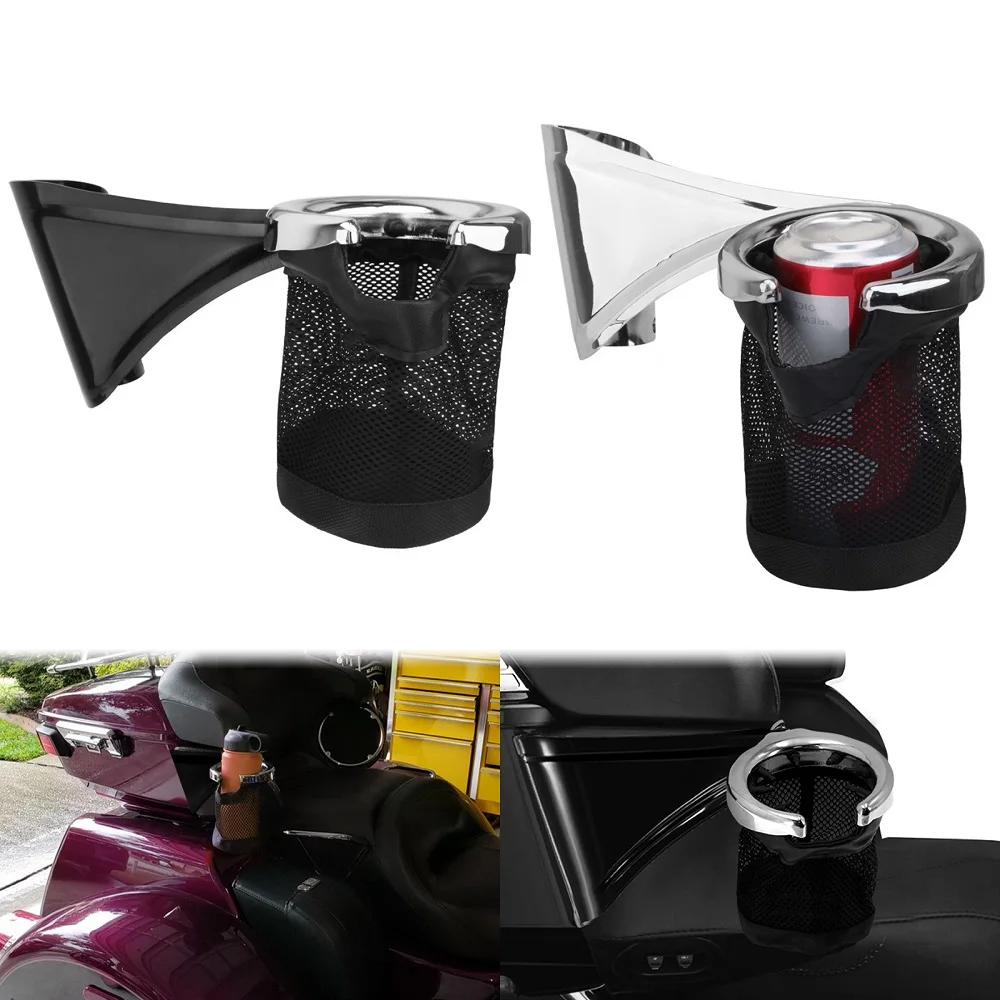 

Мотоциклетный правый и задний держатель для бутылки с напитком, крепление для пассажира, держатель для чашки для Harley Touring Road Electra Glide FLTRU 2014-2021