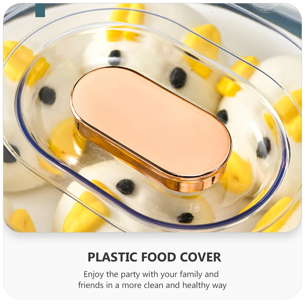 

1Pcs Dustproof Food Protective Cover Practical Heat Preservation Dish Lid for Kitchen Family Restaurant Insect Proof Food Cover