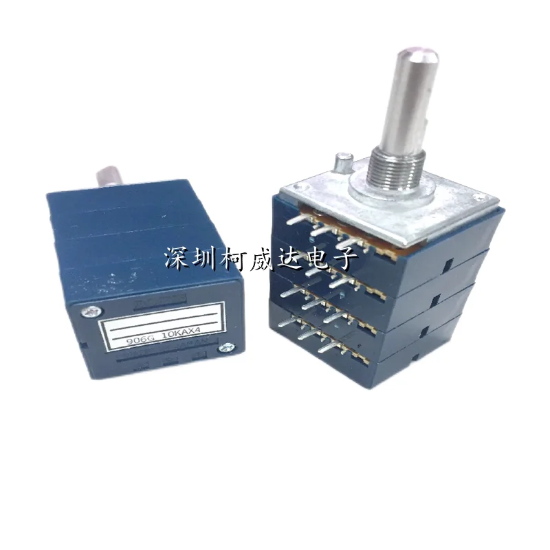 1Pcs, Vier-Layer Potentiometer, RK27,Audio Volume Potmeter, 10KA 20KA 50KA 100KA,RK27 Type Hifi Audio Diy 25Mm As