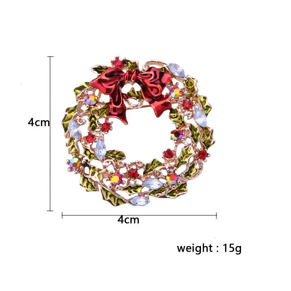 

6 Pcs Wonderful Gift Christmas Brooch Party Funny Pin Alloy Badge Exquisite Banquet