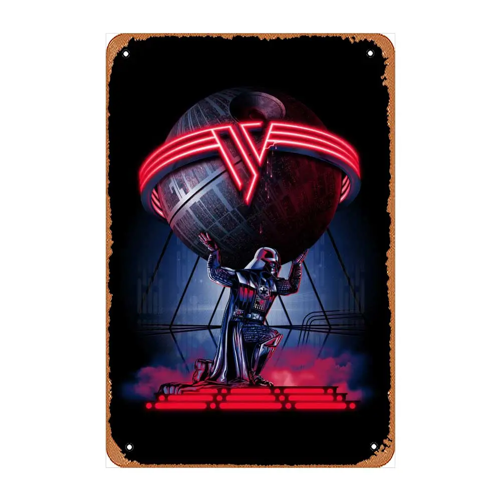 Metallblechschild – Van Vader Metallschild für Café, Bar, Zuhause, Wanddekoration