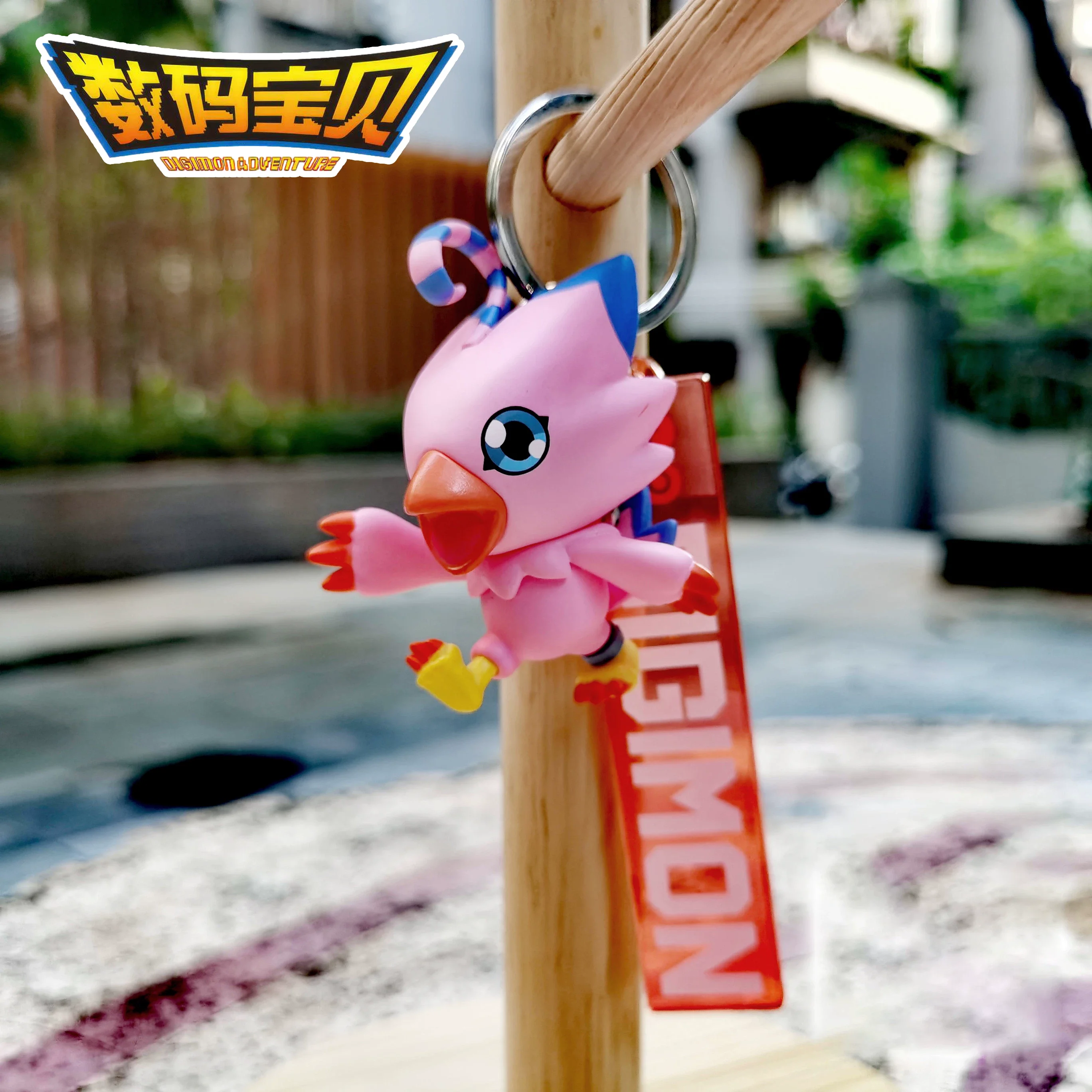 Anime Original Digimon Schlüsselanhänger Agumon Gabumon Q-Version Limitierte Figur Modell Spielzeug Rucksack-Anhänger Deko-Kollektion für Fans Geschenk – Detail 16
