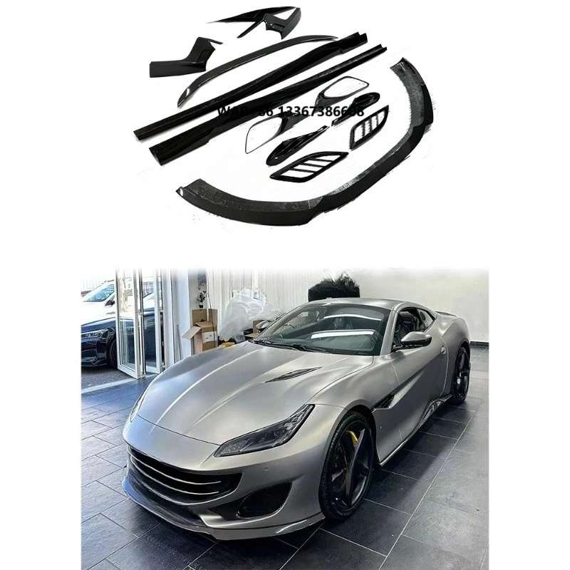 Style Dry Carbon Fiber Car Auto Parts Body Kits Automotive Accessories