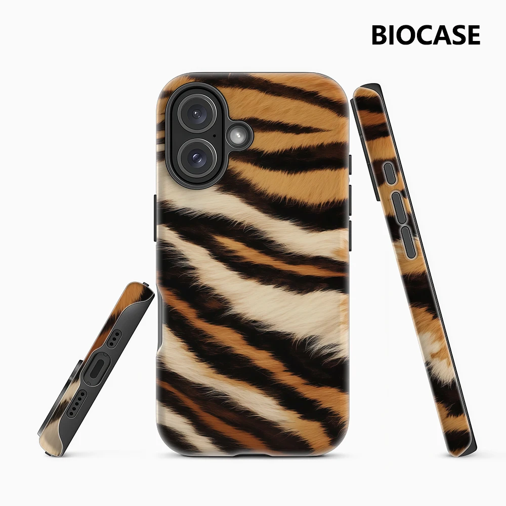 Tiger Print IPhone 17 Must-Haves Handyhülle für IPhone 17 16 15 14 13 12 Pro Max Plus Doppelschichtige Rückseite