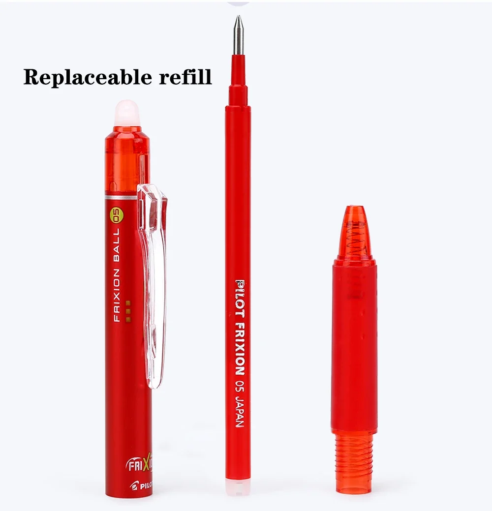 Japan Pilot Frixion Erasable Pen Gel Pen LFBK-23EF Color Refill Quick-drying Smooth 0.5mm Writing Stationery School Supplies