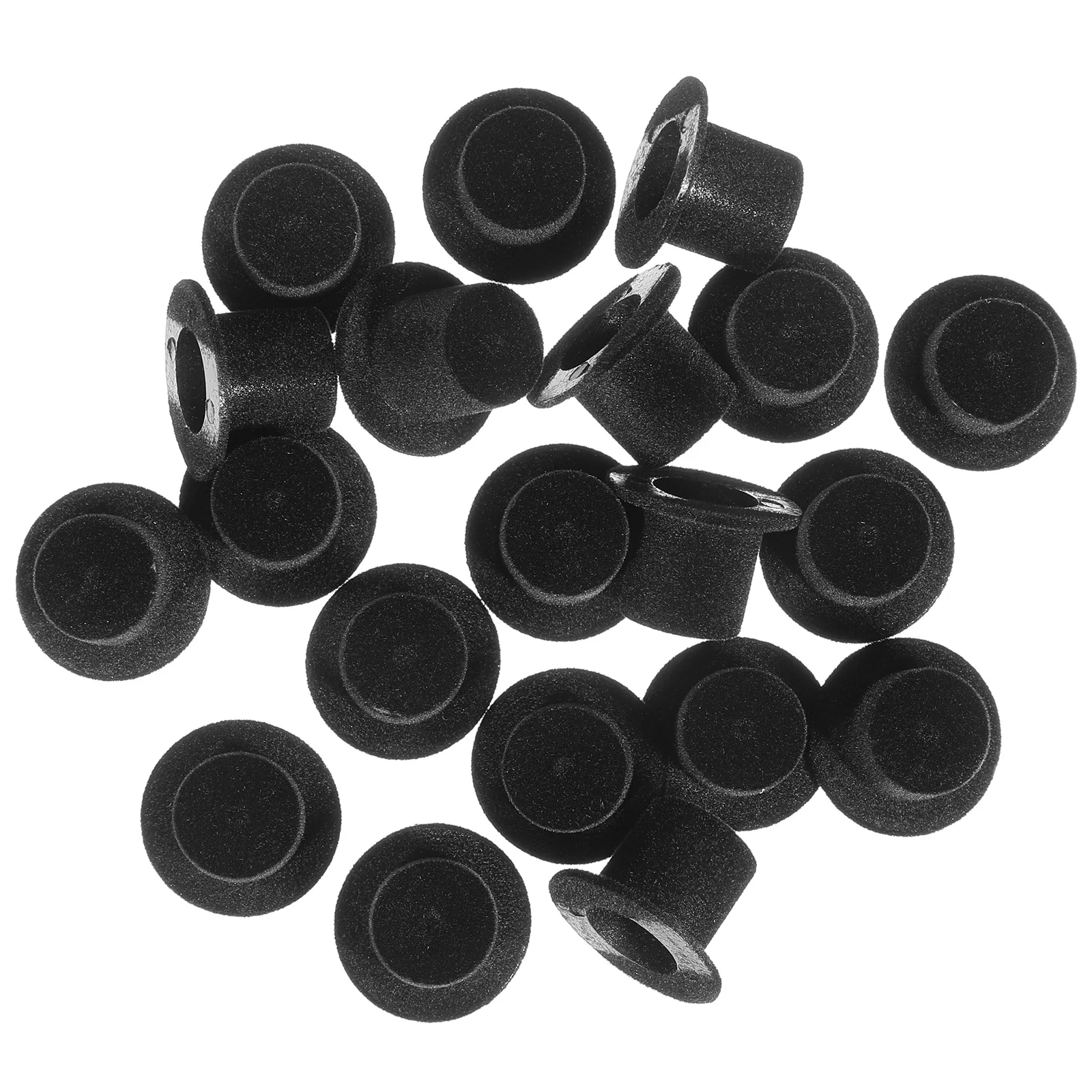 

20pcs Mini Top For Accessories Small Diy Craft Decorations Snowman Hat Ornament Tiny Top Hat Party Supplies