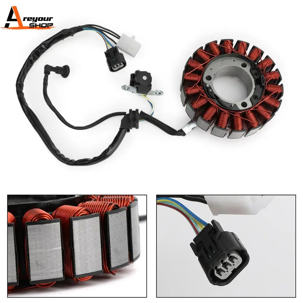 

Areyourshop For Honda CRF250 CRF250L CRF250RL Rally 2013-2019 31120-KZZ-901 Motorcycle Magneto Generator Engine Stator Coil