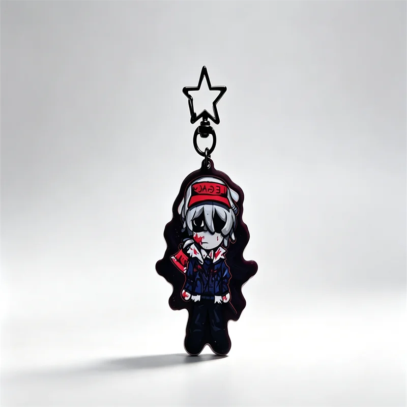 Bad things keychains: Ivan & Andrew/Ivandrew - game Character pendant Collectible for Fans