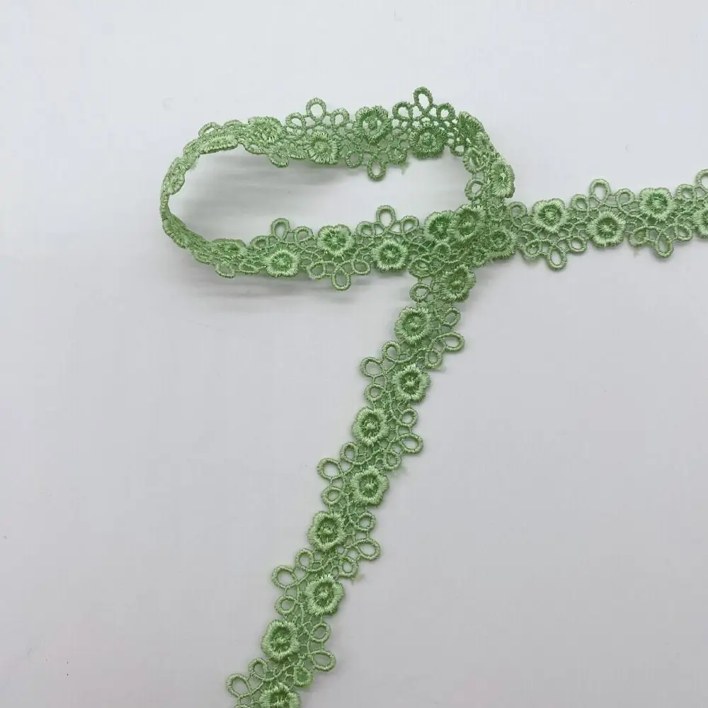 Polyester Material Lace Trim 15 Yards Length Variety Colour DIY Trims Collarbone Chain Design Sewing On Ribbons Embroidery Lace