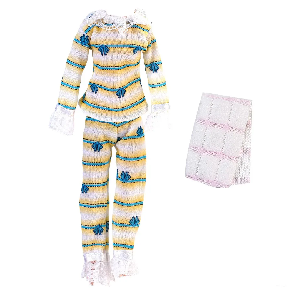Cute Handmade Bedroom Pajamas Fashion Comfortable Bathrobe Clothes Summer Night Dress For 30cm