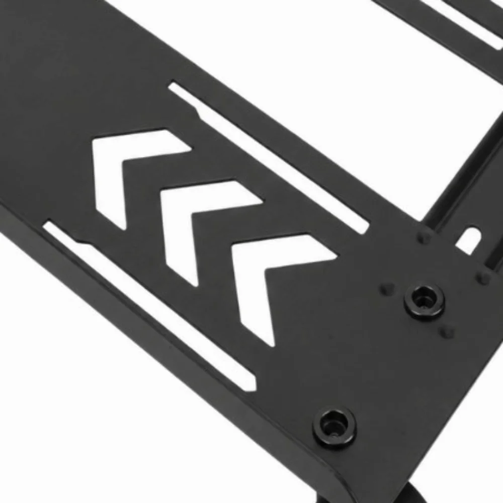 Adjustable Carbon Steel PC Stand 7.87-10.43in 4 Caster Wheels Mobile CPU Stand Gaming PC Holder For Gamers