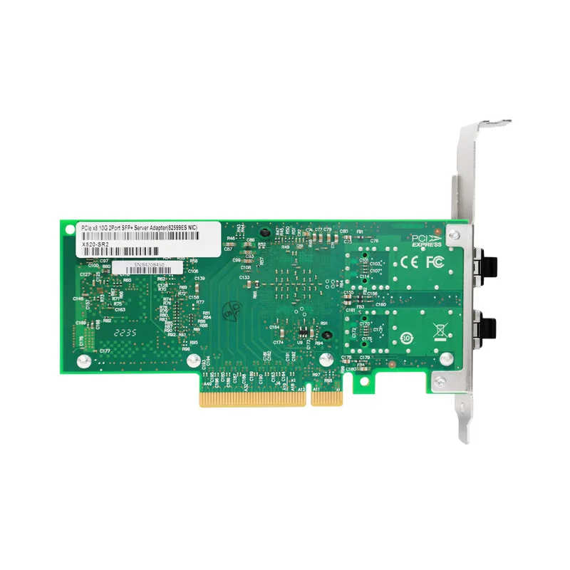 Imagem -02 - Placa de Rede do Servidor Ethernet 82599es Chipconjunto X520-sr2 Pcie 2.0x8 10 1gb Portas Sfp Mais Transceptor