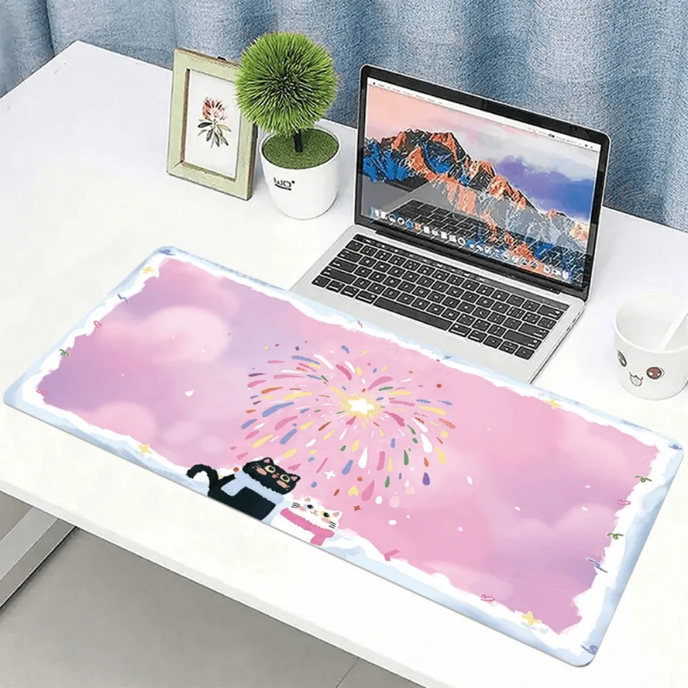 Flat-panel computer mouse pads and keyboard pads, mouse pads and gaming accessories desk accessories tapis de souris