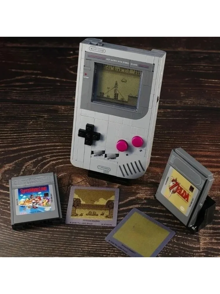 421-teiliges MOC 2026 Game Boy Konsole Baustein-Set Kreatives DIY-Geschenk für Freunde, Jungen, Mädchen zum Kindertag