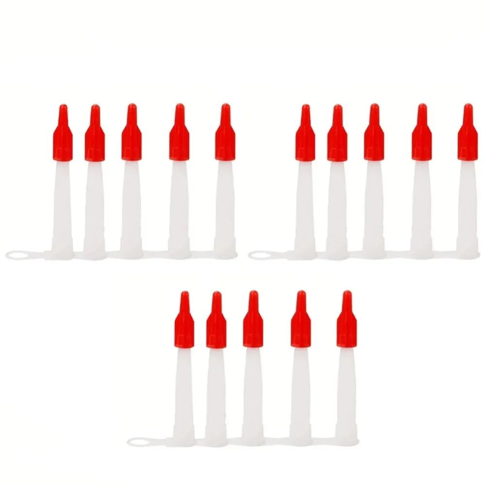 Pistolet à calfeutrer durable, bouchon de buses rouges universelles, embouts de colle en verre en plastique, amélioration de la bouche, outil de