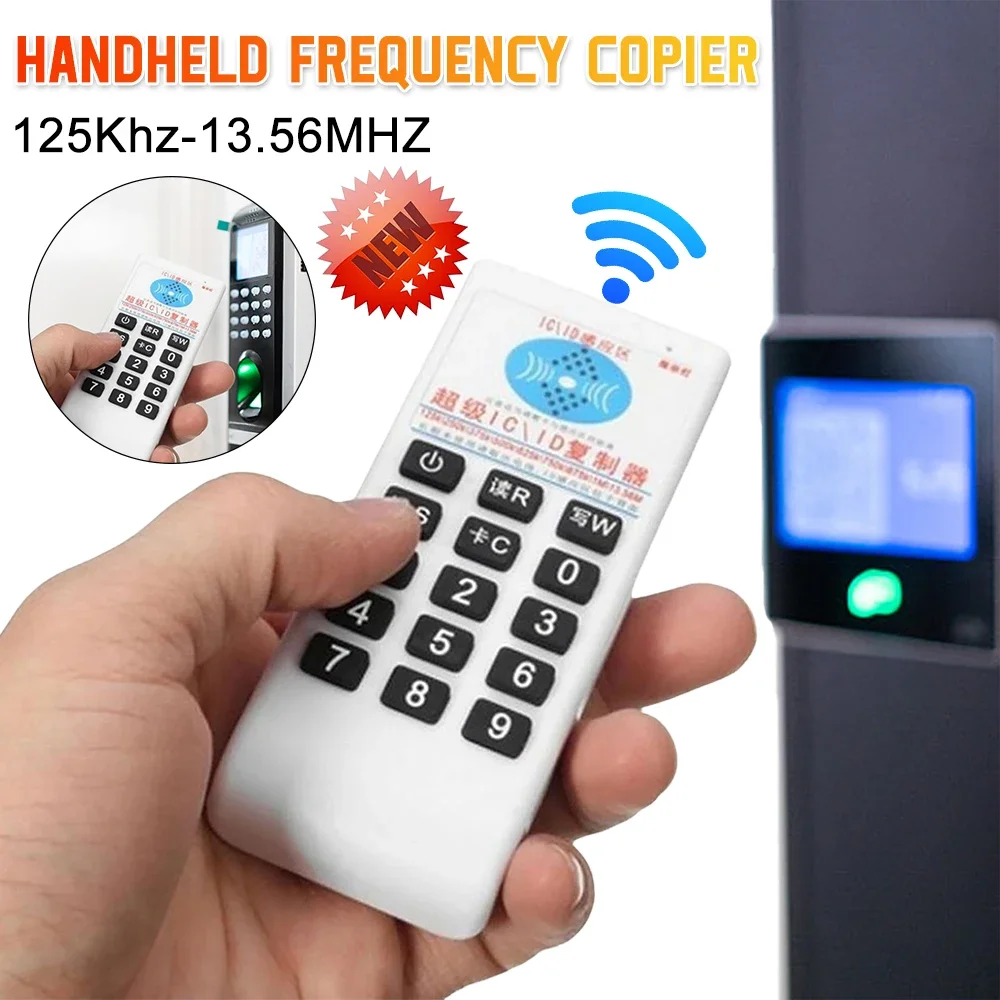 RFID NFC IC Card Reader & Writer 125Khz-13.56MHZ Access Tag duplicatore palmare RFID Smart Card Reader RFID Duplicator Copier