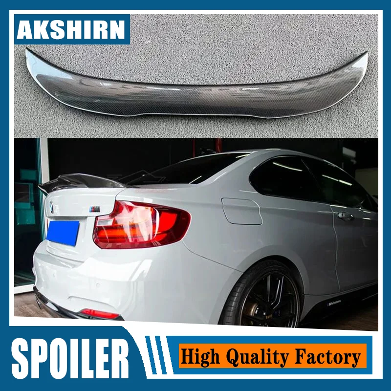 F22 PSM Style Spoiler for BMW 2 Series F23 M2 F87 220i M235i 228i High Quality Real Carbon Fiber Spoiler Wings 2014-2020