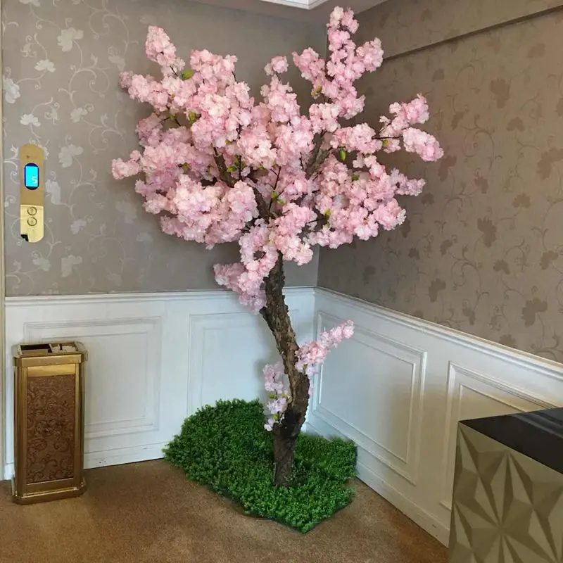 Cherry peach blossom large artificial tree wedding wishing tree interior decoration ornaments