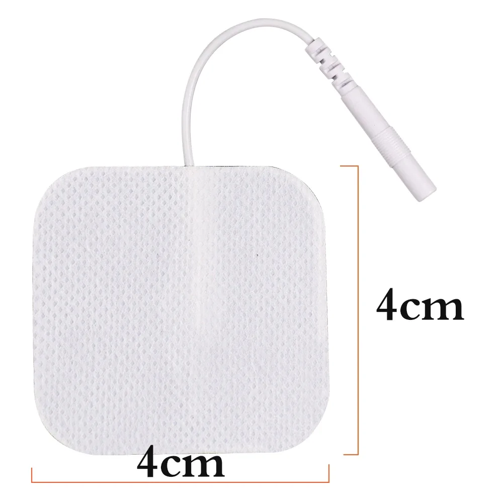 4x4cm Reusable Tens Acupuncture Electrode Pads Electrodes for Tens Digital Therapy Massager Physiotherapy Machine Massage Patch