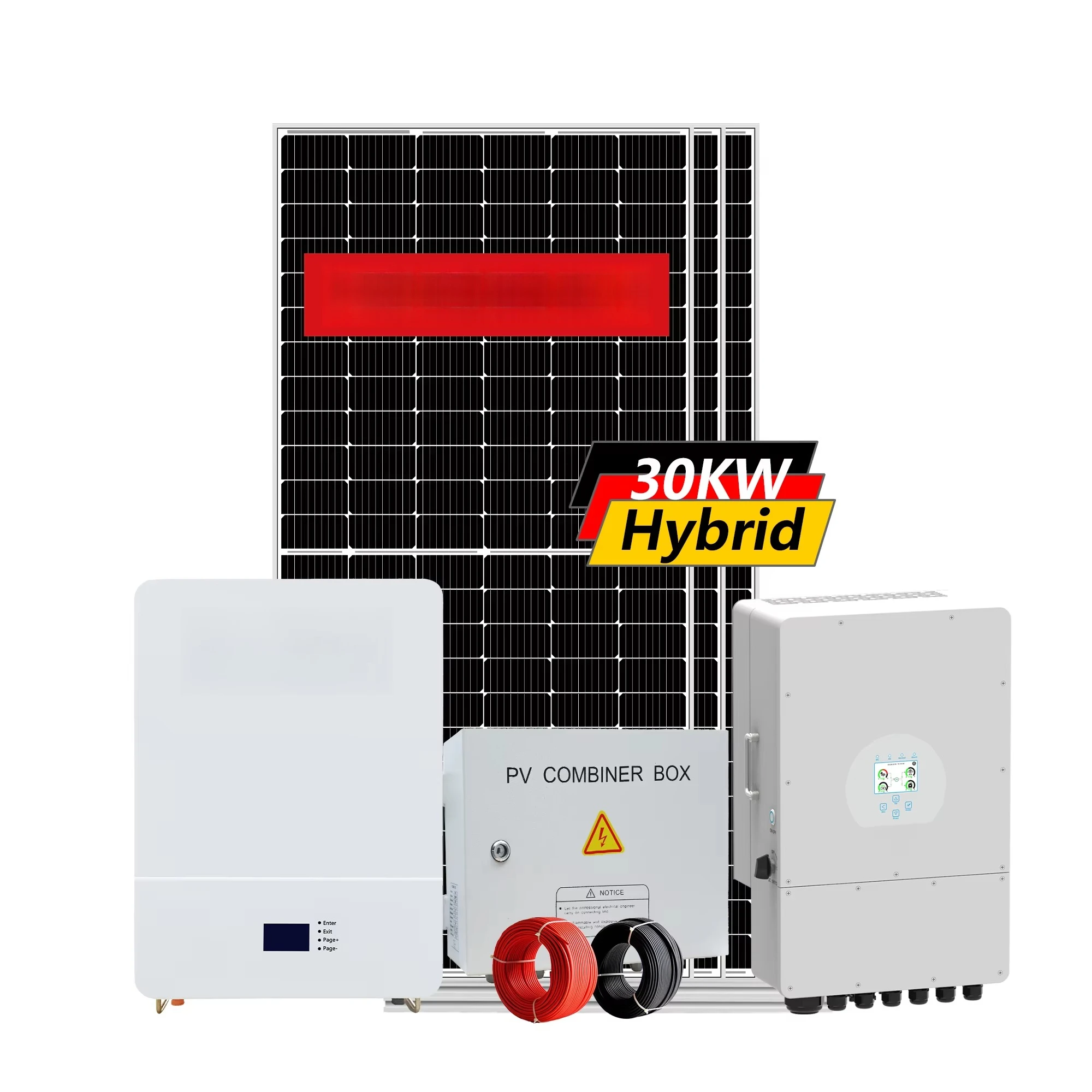 15kw 20kw 30kw Hybrid on off Grid Battery Solar System Complete Hybrid Solar Systems for Home