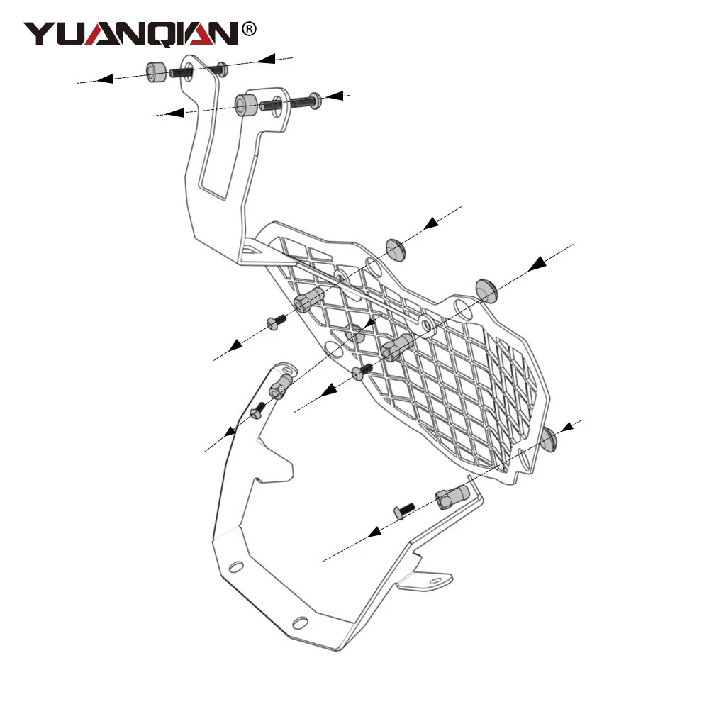 Head Lamp Protection F900GS 2024 2025 2026 Motorcycle Headlight cover For BMW F 900 GS Headlight Grille Guard f900gs Accessories