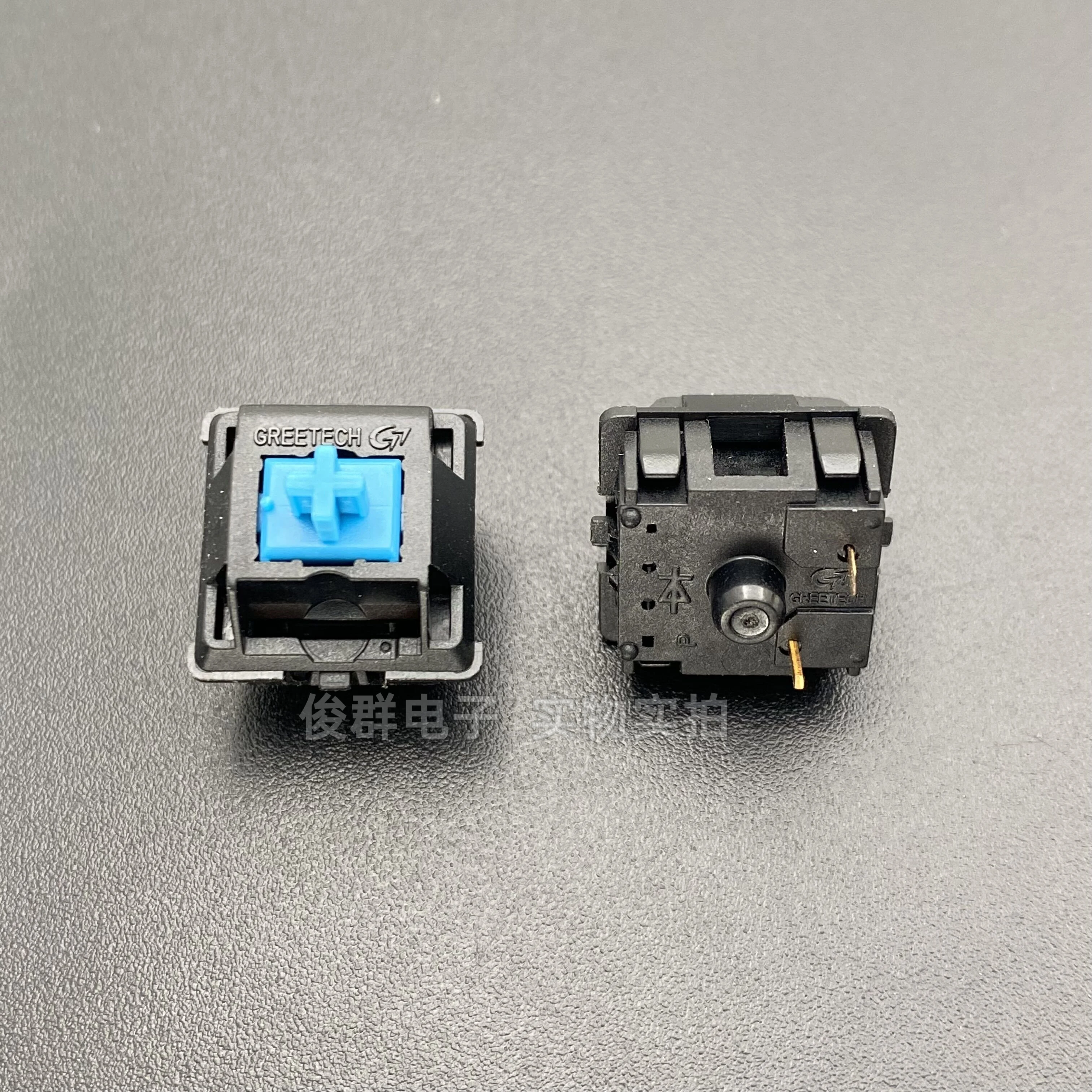50pcs/mechanical keyboard keys RGB light touch micro-motion blue shaft button switch GT02A1DFN