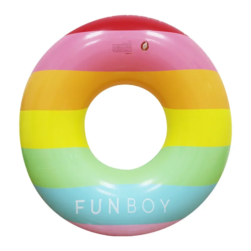 

Colorful Inflatable Pool Float Circle Swimming Ring Adults Swimming Tube Floating Beach Party Pool Toys