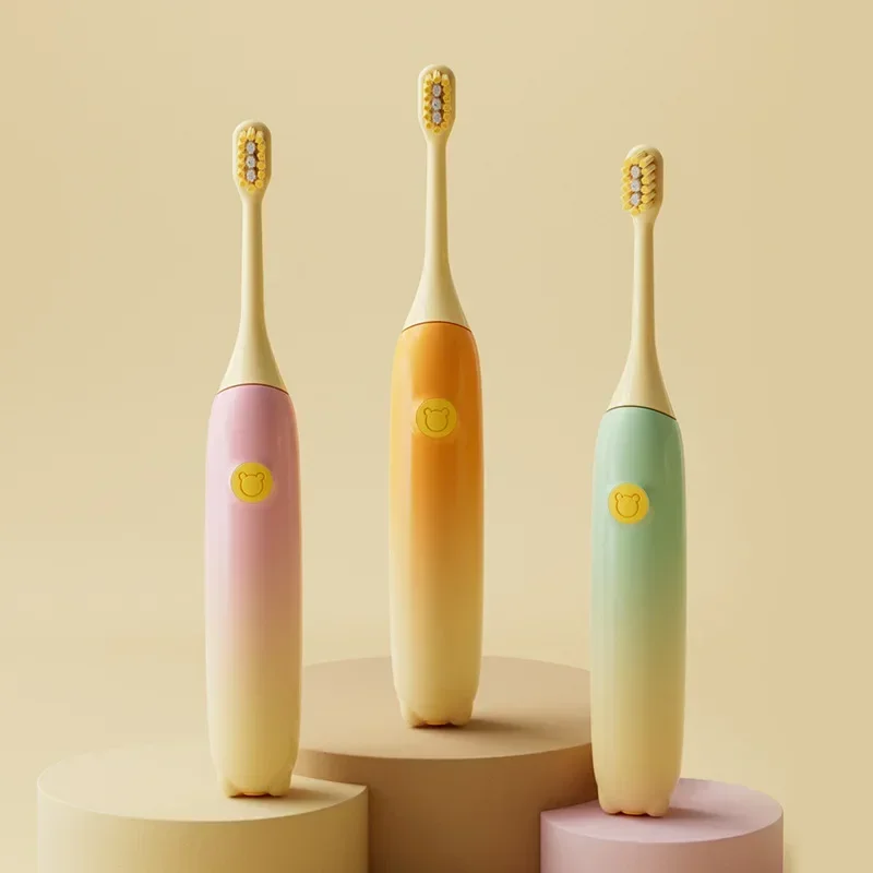 

New Children's Electric Toothbrush Sonic Children's Toothbrush Children's with Replacement Toothbrush Ultrasonic Tooth Brush