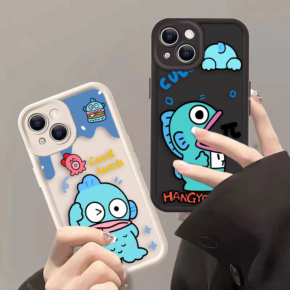 Cartoon H-Hangyodon Phone Case For VIVO Y19 Y20 Y21 Y27 Y28 Y35 Y36 Y50 Y72 Y75 Y76 Y78 Y81 Y91 Y93 Y100 Case Cover Funda Shell 