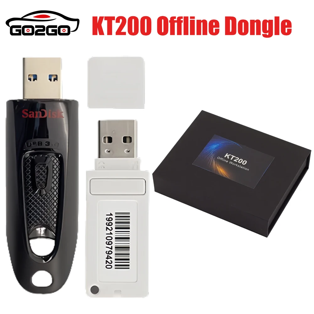 KT200 Offline Workstation Offline Dongle For KT200 TCU ECU Programmer Full Master ECU Maintenance DTC Removal Read&Write