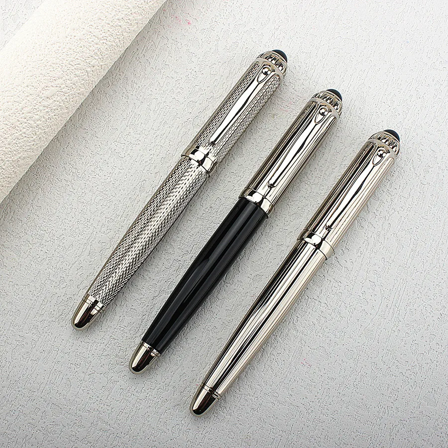 

Роскошные металлические шариковые ручки с увесистым корпусом для школы, бизнеса, офиса, подписи, роллерные ручки для письма, канцелярские принадлежности для студентов