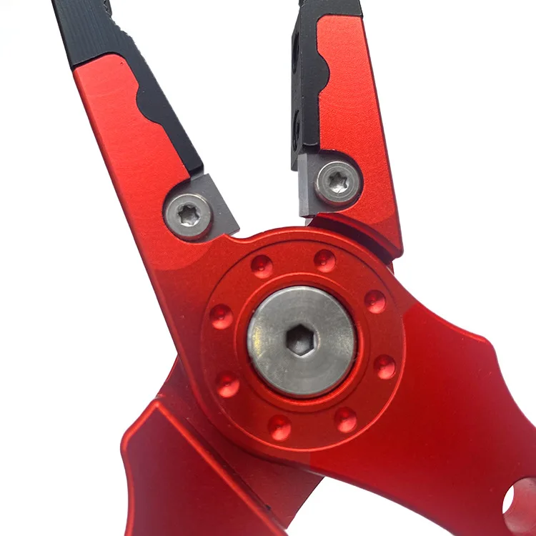 Y75 Fishing Ring Pliers Aluminium Alloy Latch Fish Controller Double-sided Blister Tungsten Steel Blade