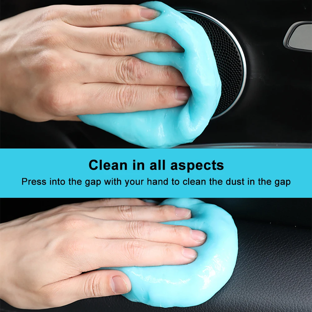 Gel de limpeza do carro multifuncional saída ventilação ar painel portátil ferramenta limpeza mágica nenhum traço lavagem lama removedor poeira sujeira limpa