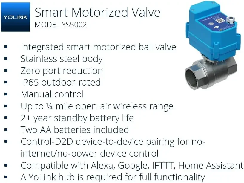 LoRa Smart Water Leak Protection System, Including 3/4