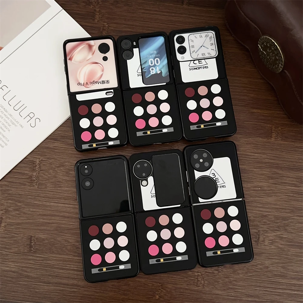 

Makeup Cosmetics Case for Samsung Galaxy Z Flip zfold 3 4 5 6 zflip6 MOTO razr 50 Ultra Huawei Pocket Flip Mix N2 N3 Cover